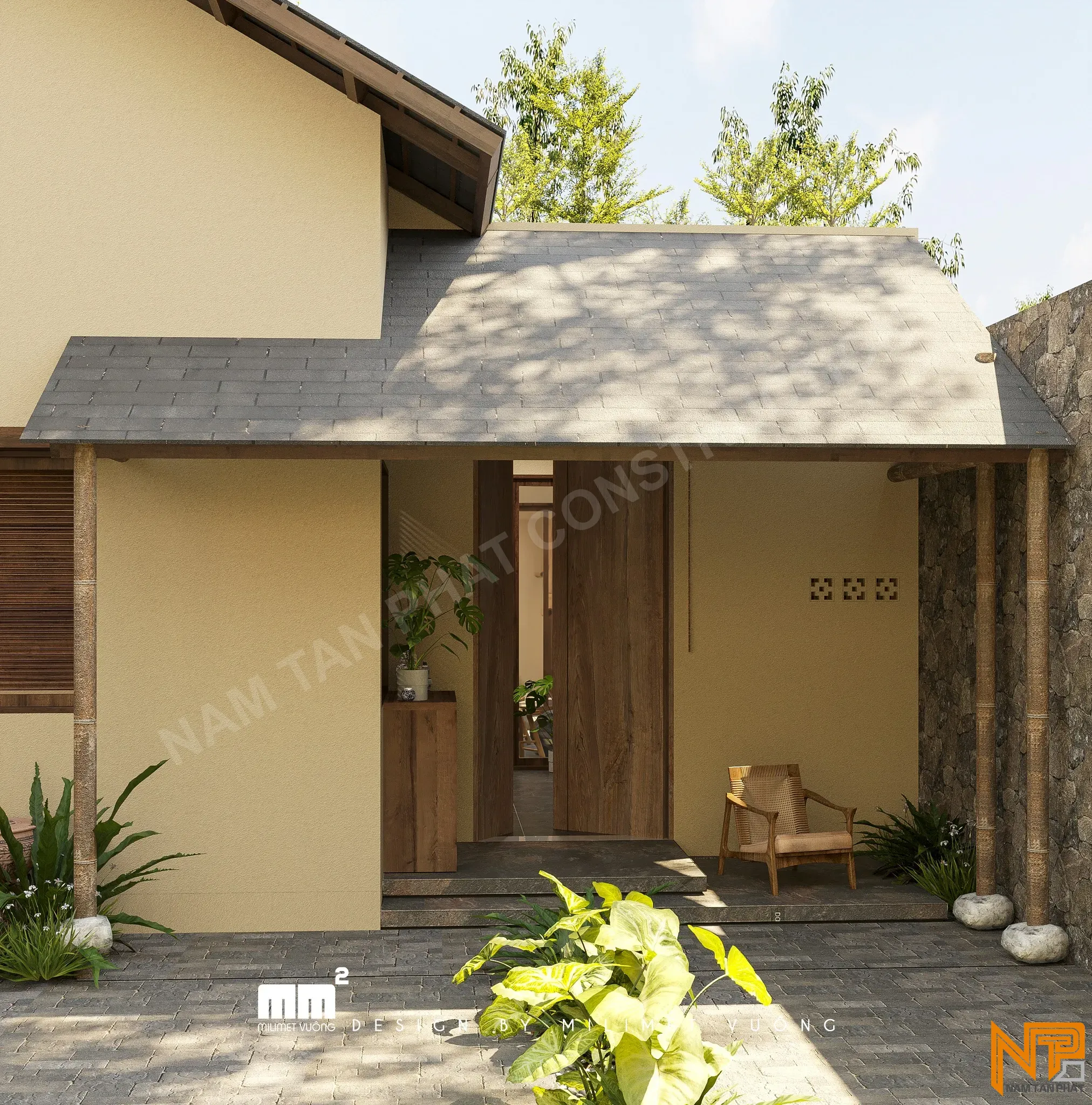 Hình ảnh công trình Không Gian Đẹp (mm2) 8*15m - Ngoại Thất 2