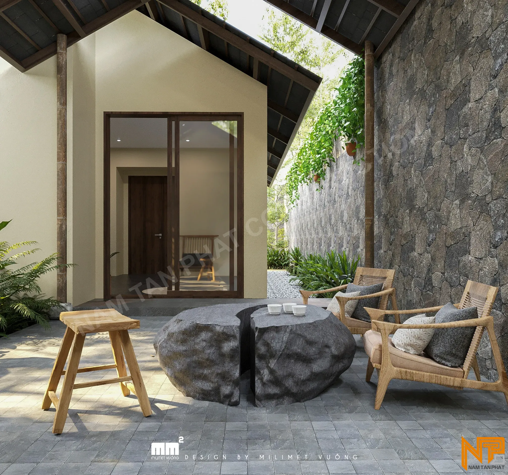 Hình ảnh công trình Không Gian Đẹp (mm2) 8*15m - Ngoại Thất 3