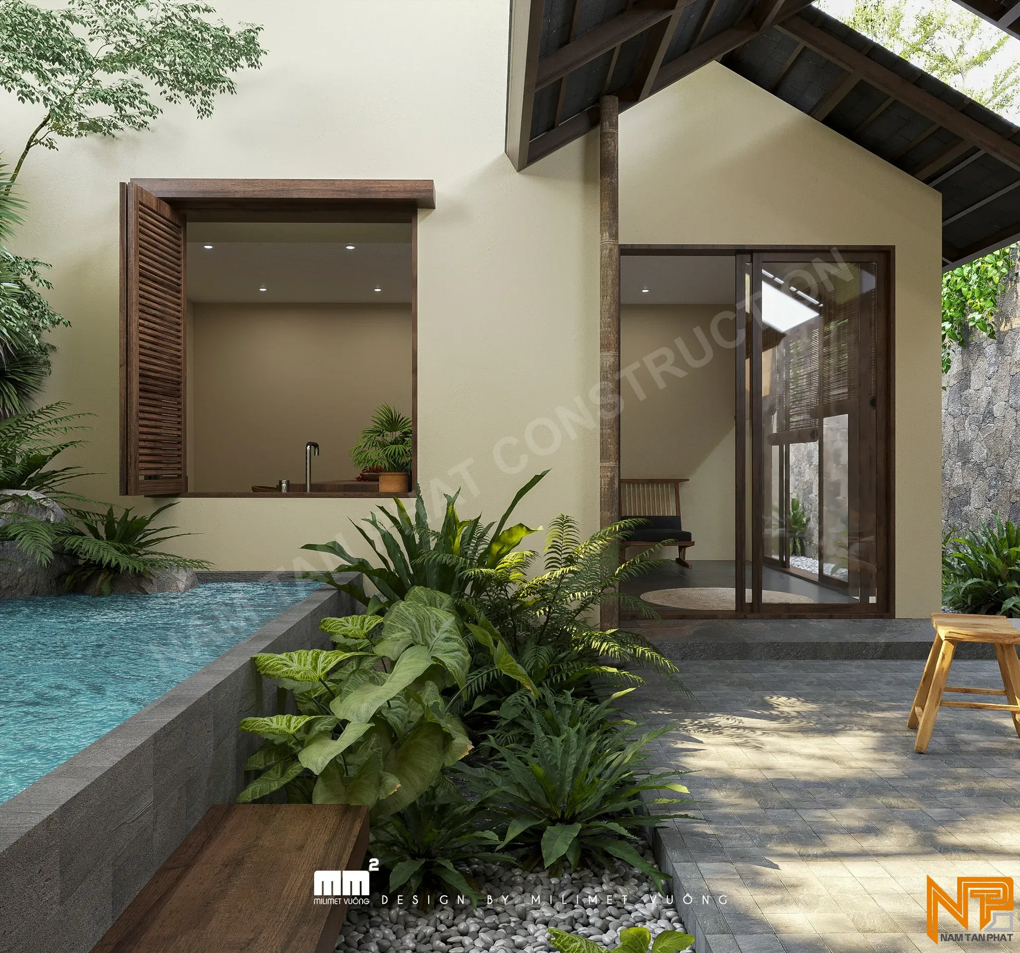 Hình ảnh công trình Không Gian Đẹp (mm2) 8*15m - Ngoại Thất 4