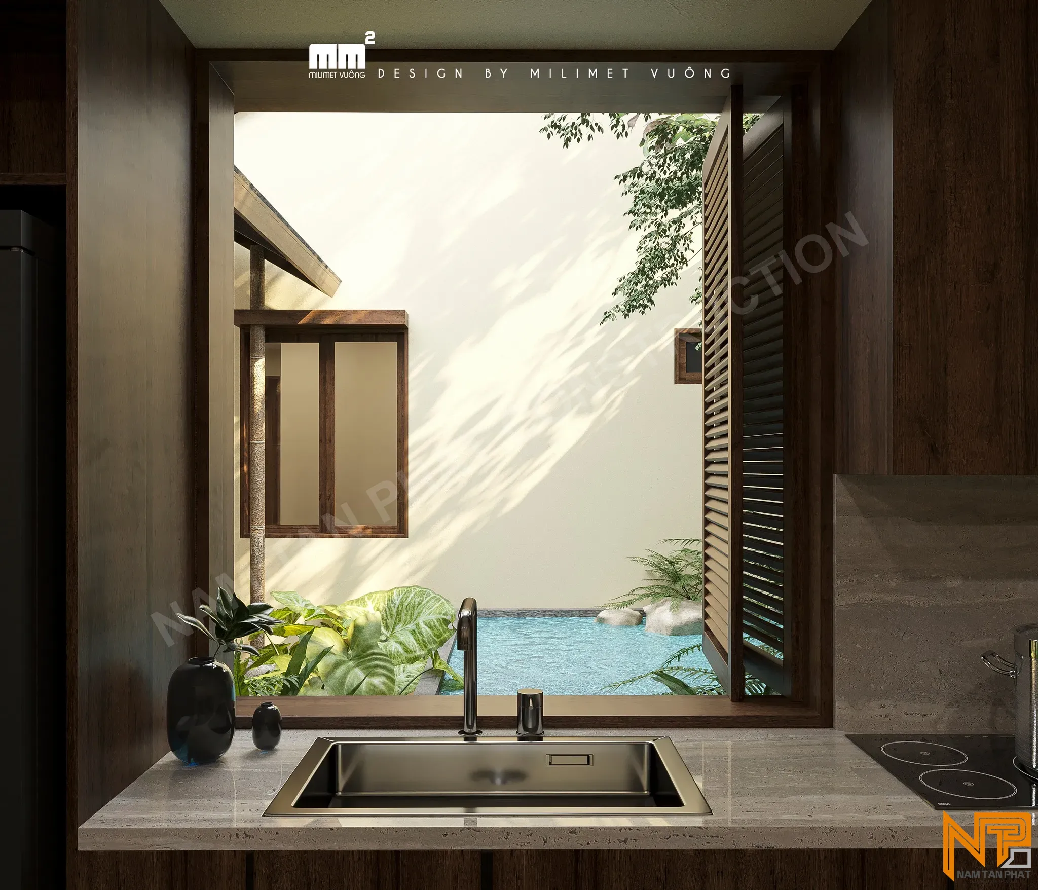 Hình ảnh công trình Không Gian Đẹp (mm2) 8*15m - Ngoại Thất 5