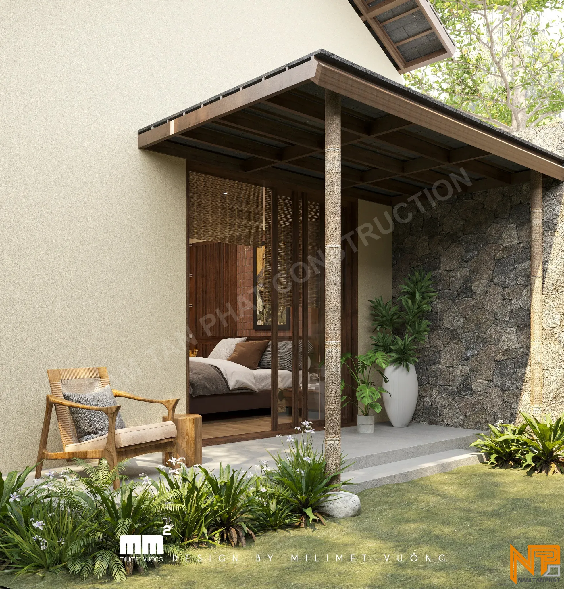 Hình ảnh công trình Không Gian Đẹp (mm2) 8*15m - Ngoại Thất 15