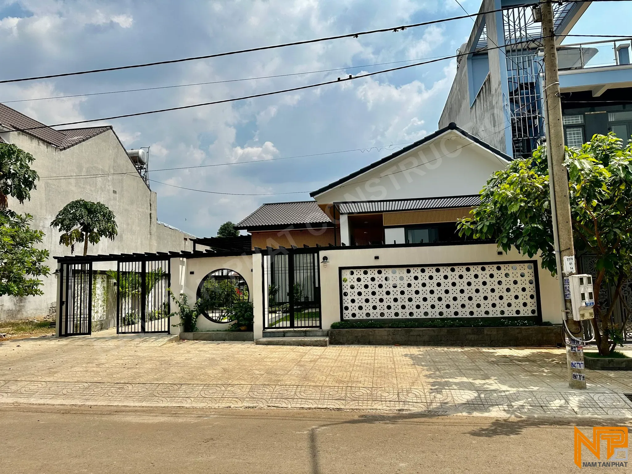 Hình ảnh công trình Nhà Anh Nguyên Sơn 14*18m - Ngoại Thất 1