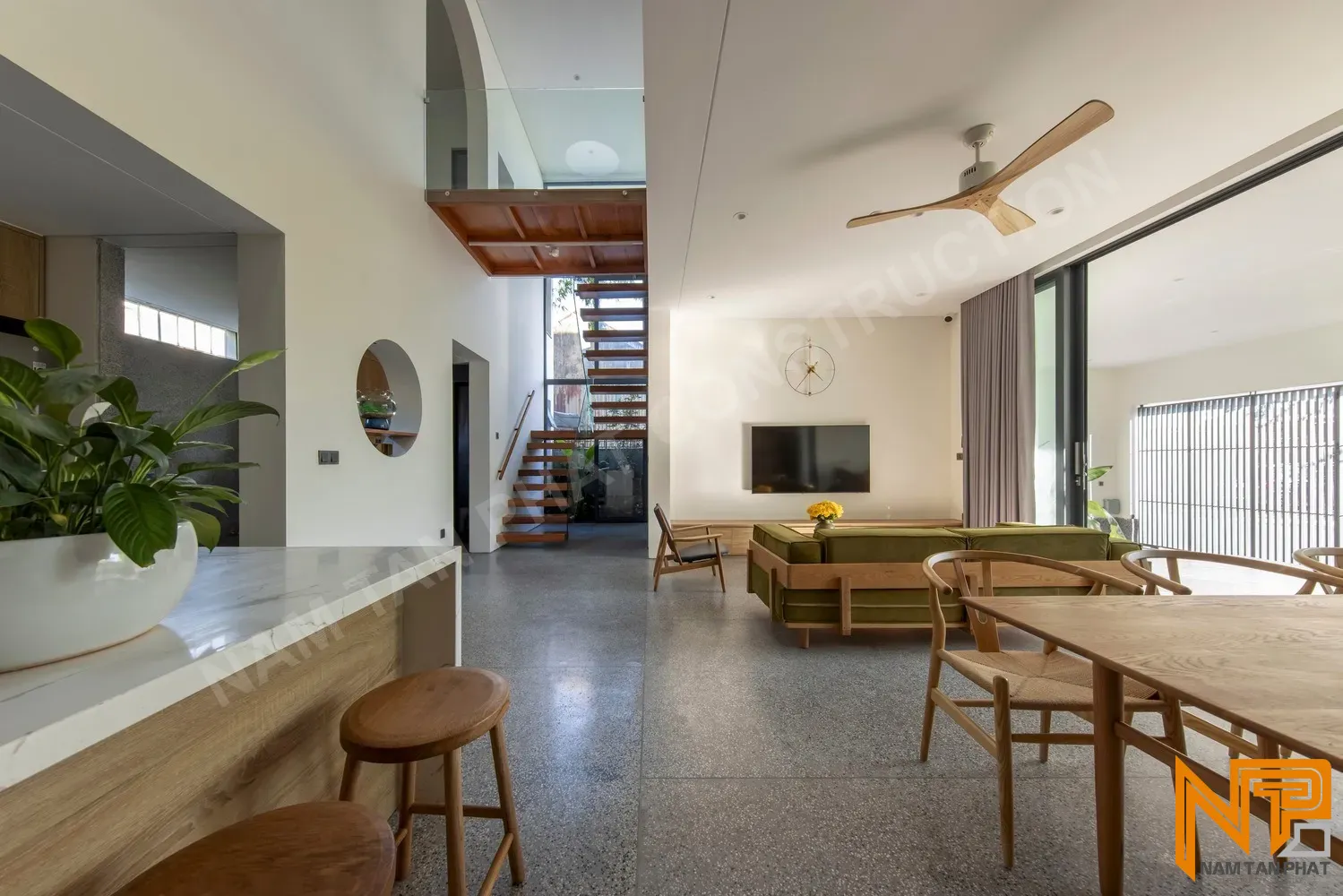 Hình ảnh công trình Nhà Bông Sắn 5*20m - Ngoại Thất 5