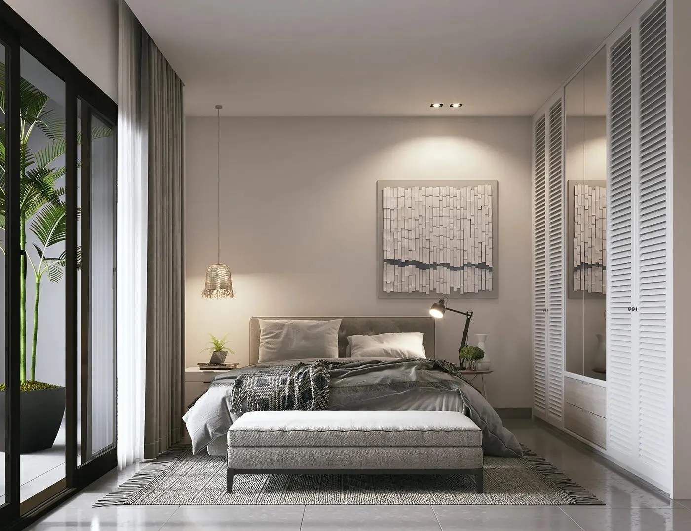 Hình ảnh công trình Phòng ngủ mẫu Scandinavian - Ngoại Thất 15