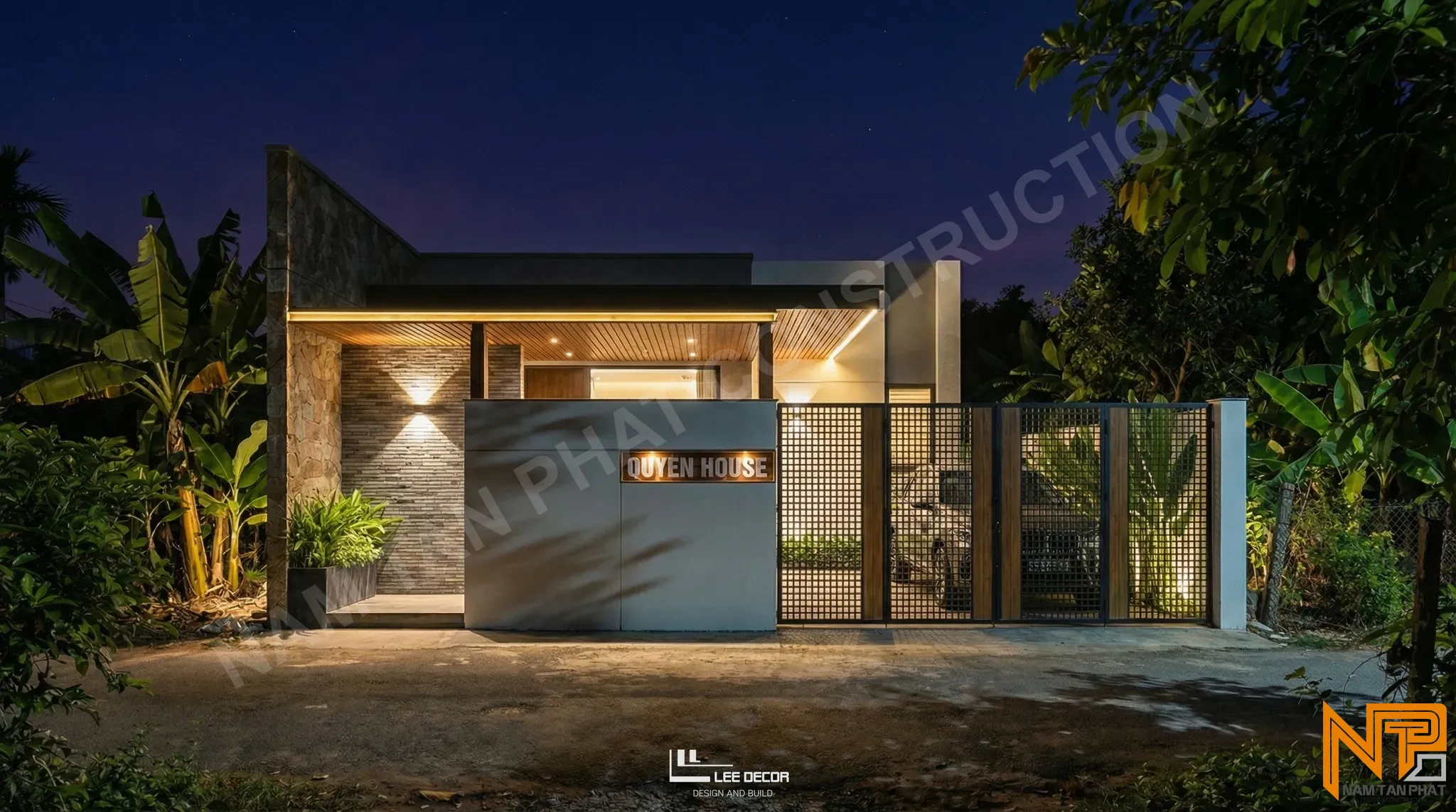 Hình ảnh công trình Quyên House 8*15m - Ngoại Thất 7