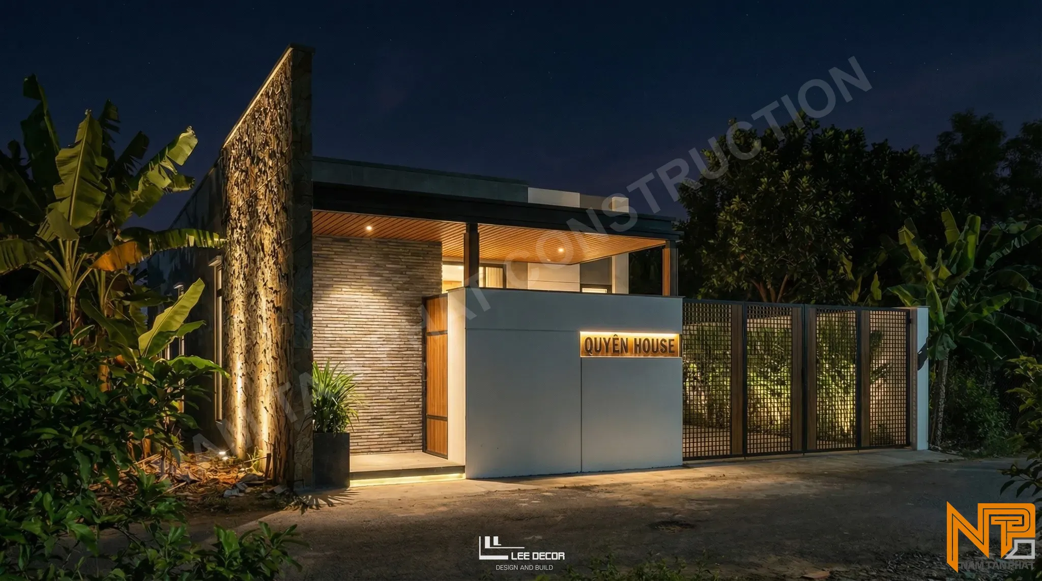 Hình ảnh công trình Quyên House 8*15m - Ngoại Thất 9