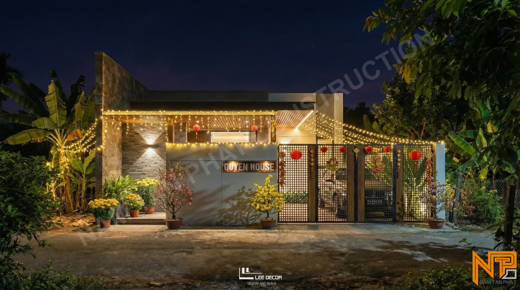 Hình ảnh công trình Quyên House 8*15m - Ngoại Thất 10