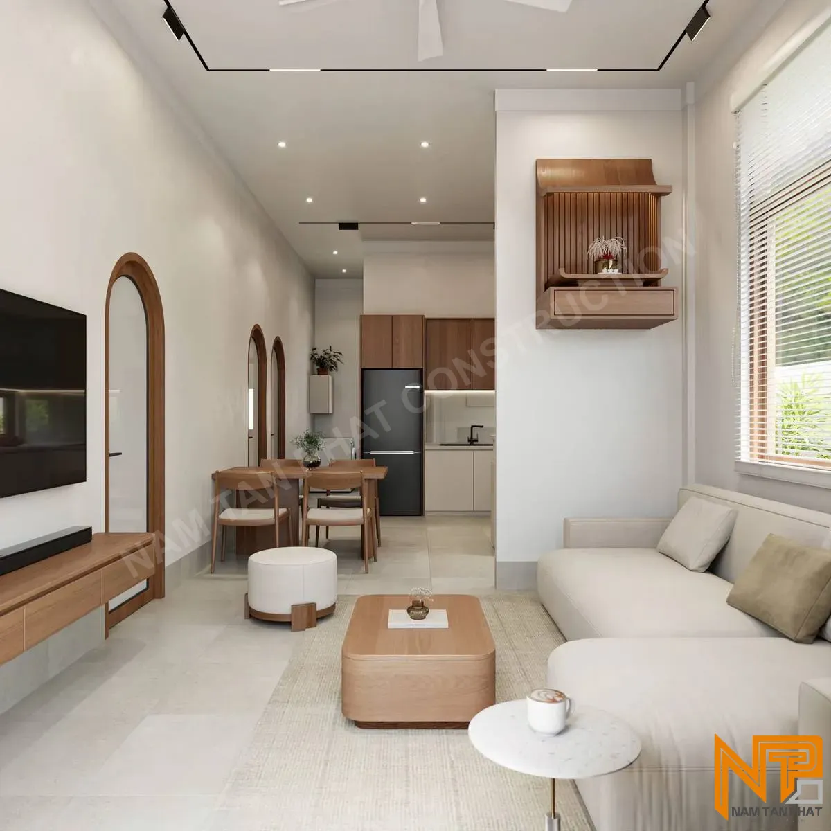 Hình ảnh công trình Thiết Kế Nội Thất 7*15m - Ngoại Thất 5