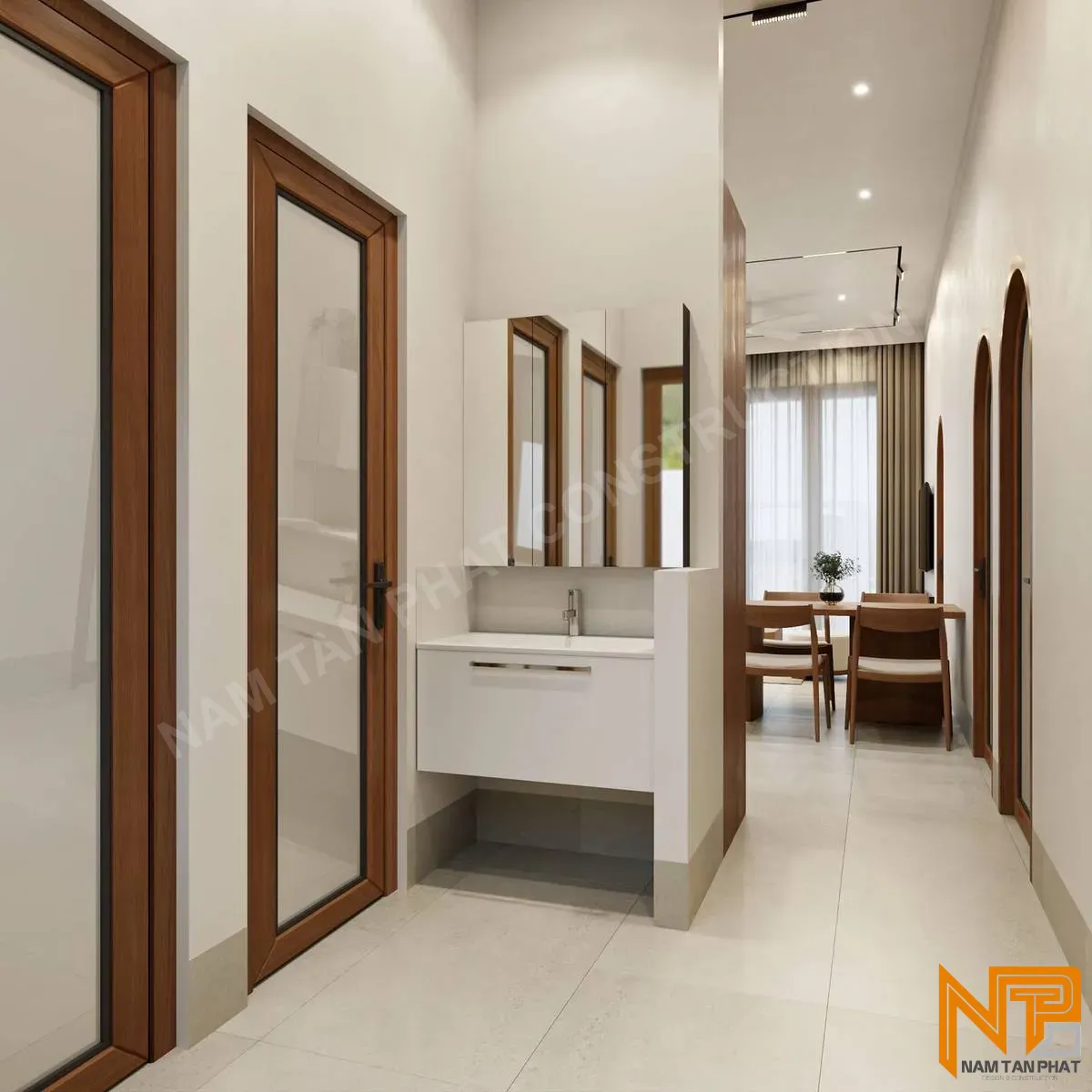 Hình ảnh công trình Thiết Kế Nội Thất 7*15m - Ngoại Thất 9