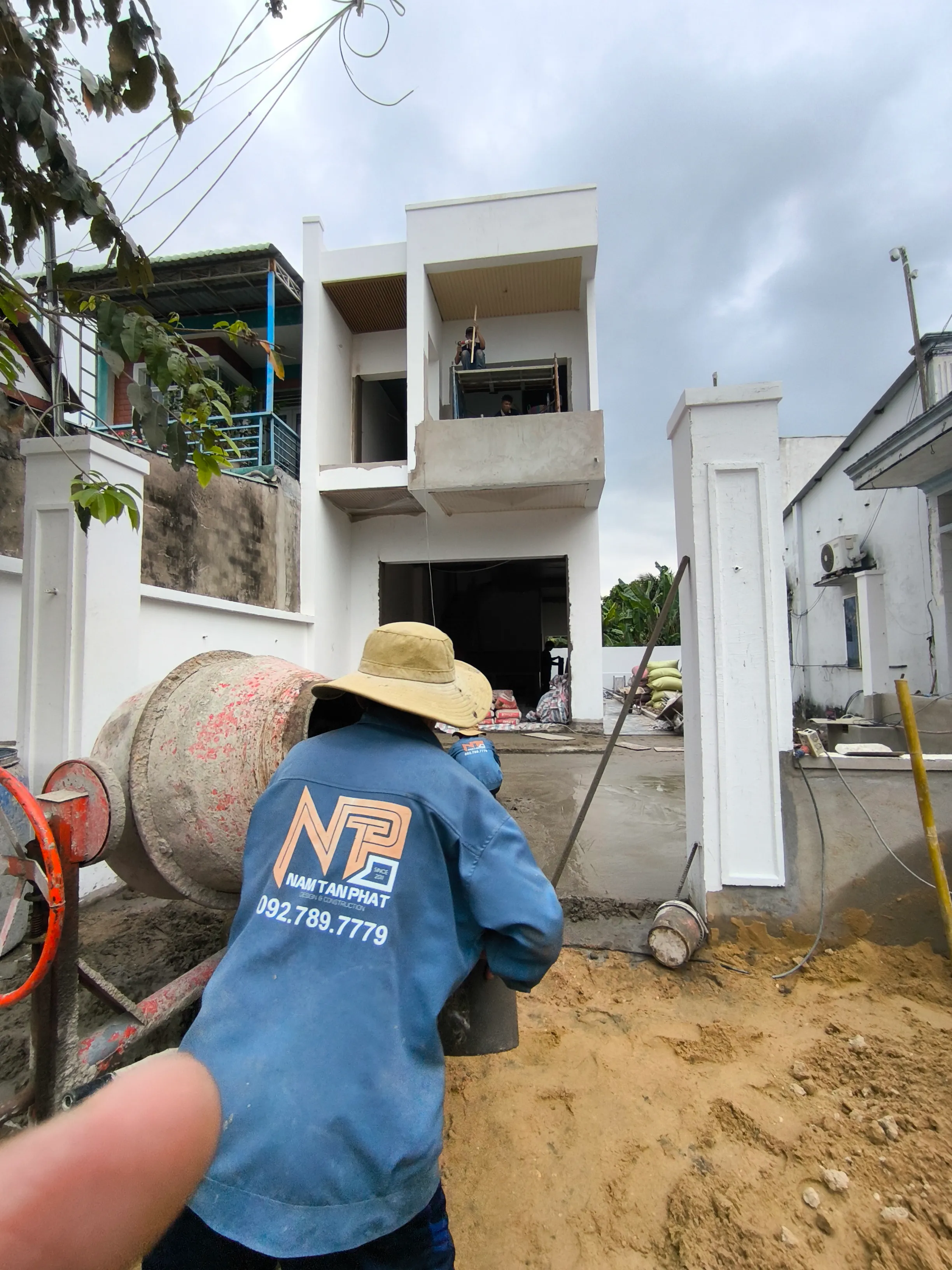 Hình ảnh công trình Trọng House 4.5m*15m - Ngoại Thất 4