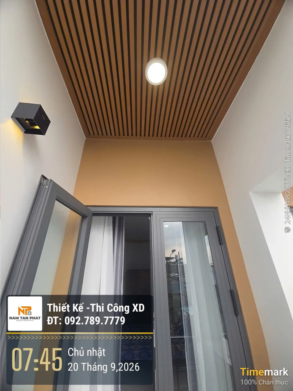 Hình ảnh công trình Trọng House 4.5m*15m - Ngoại Thất 20