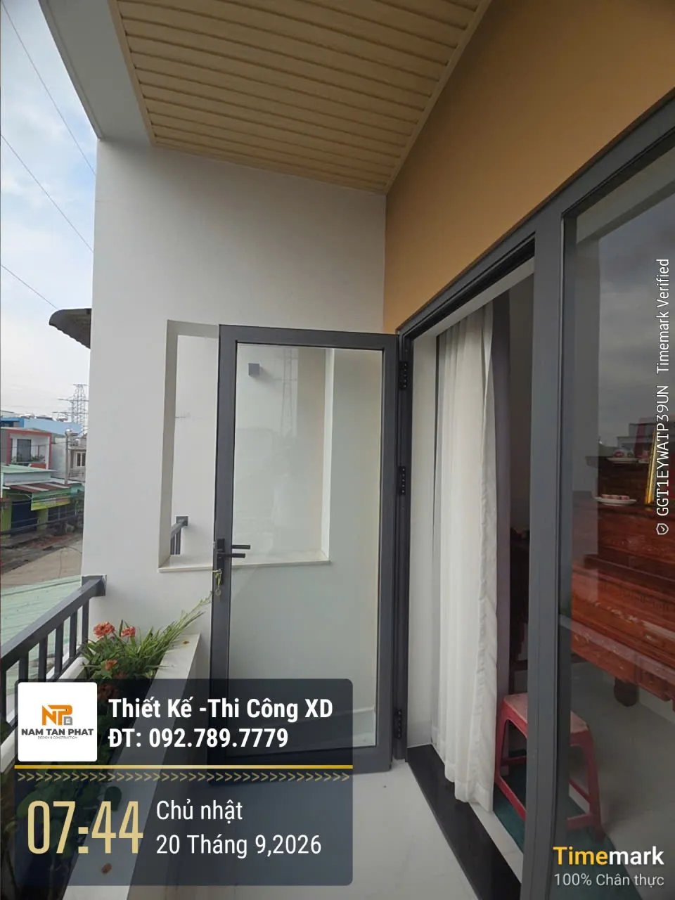 Hình ảnh công trình Trọng House 4.5m*15m - Ngoại Thất 24