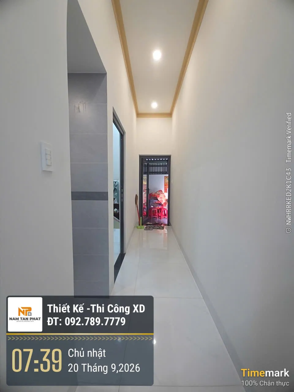 Hình ảnh công trình Trọng House 4.5m*15m - Ngoại Thất 34