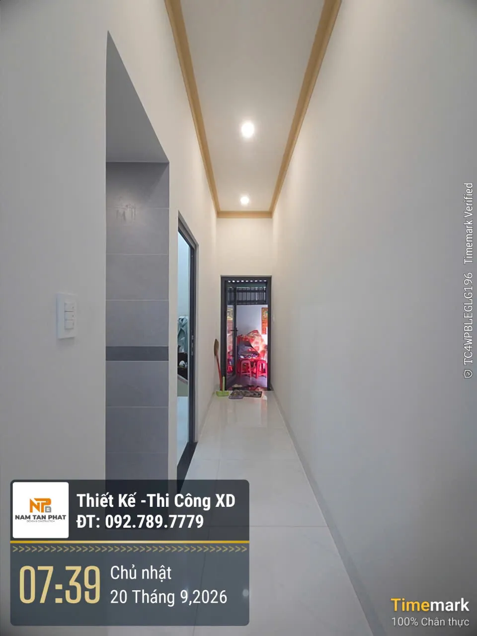 Hình ảnh công trình Trọng House 4.5m*15m - Ngoại Thất 35