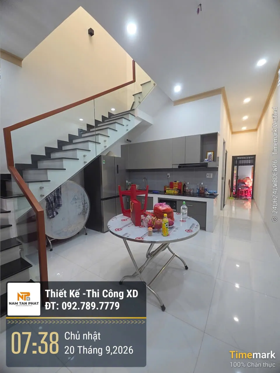 Hình ảnh công trình Trọng House 4.5m*15m - Ngoại Thất 36
