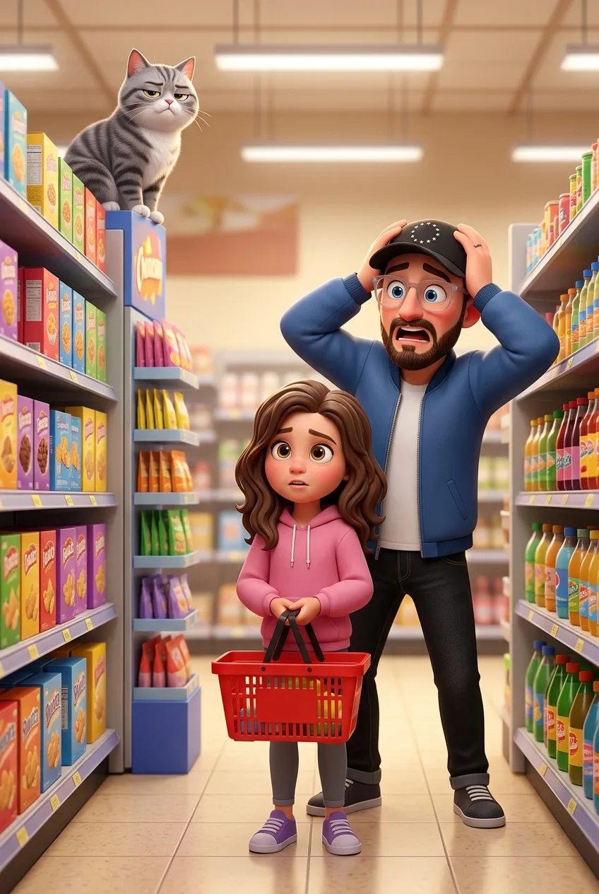 Chaos im Supermarkt