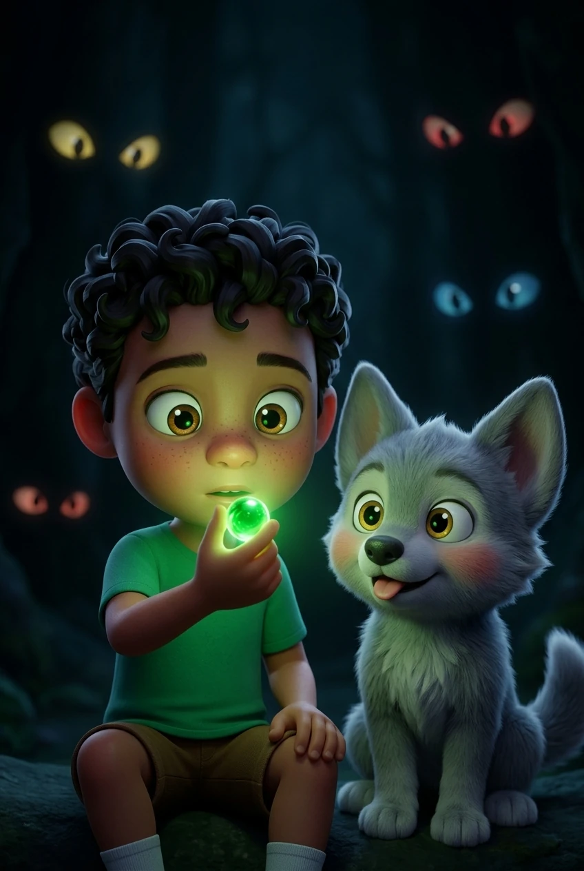 Les Yeux qui Brillent dans le Noir