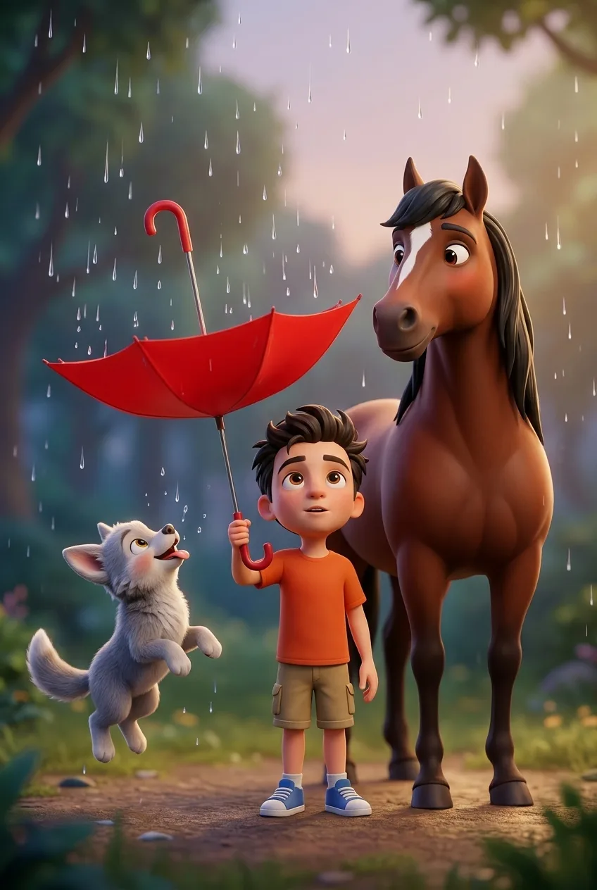 Aldebaran et le parapluie magique