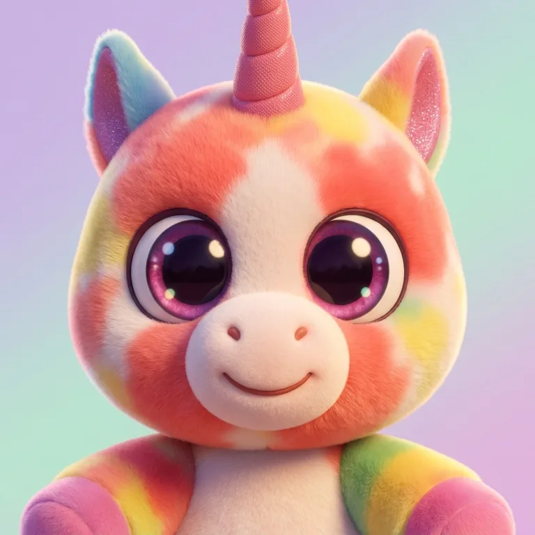 Doudou licorne