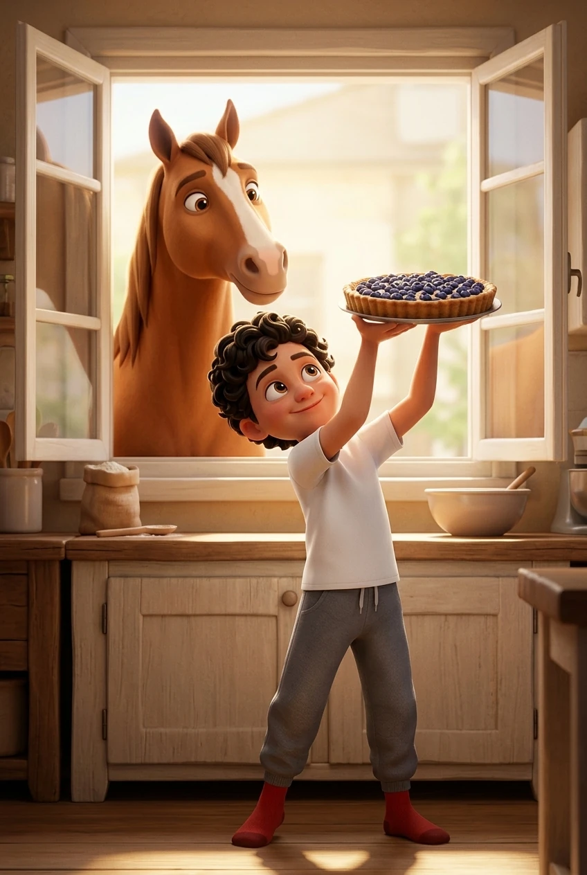 Polo, les pattes dans la tarte
