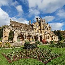 Parkland and walking paths at Tyntesfield near Bristol