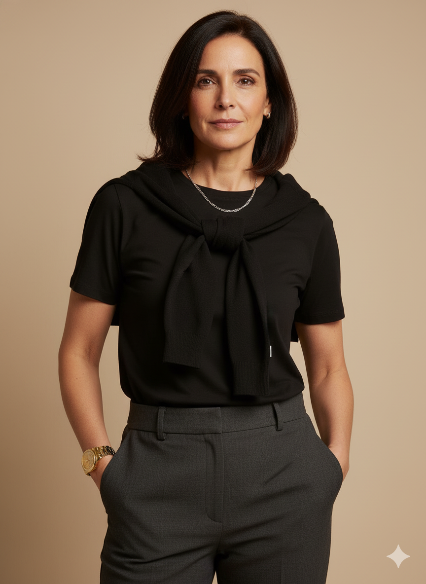 Camiseta Clásica Negra