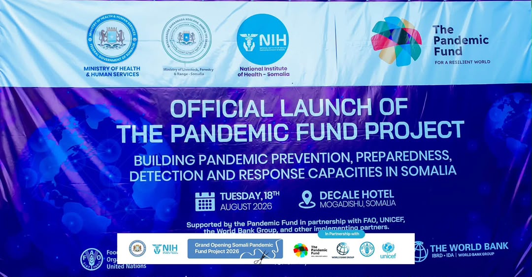 NASDO welcomes the launch of the Somalia Pandemic Fund Project 2026