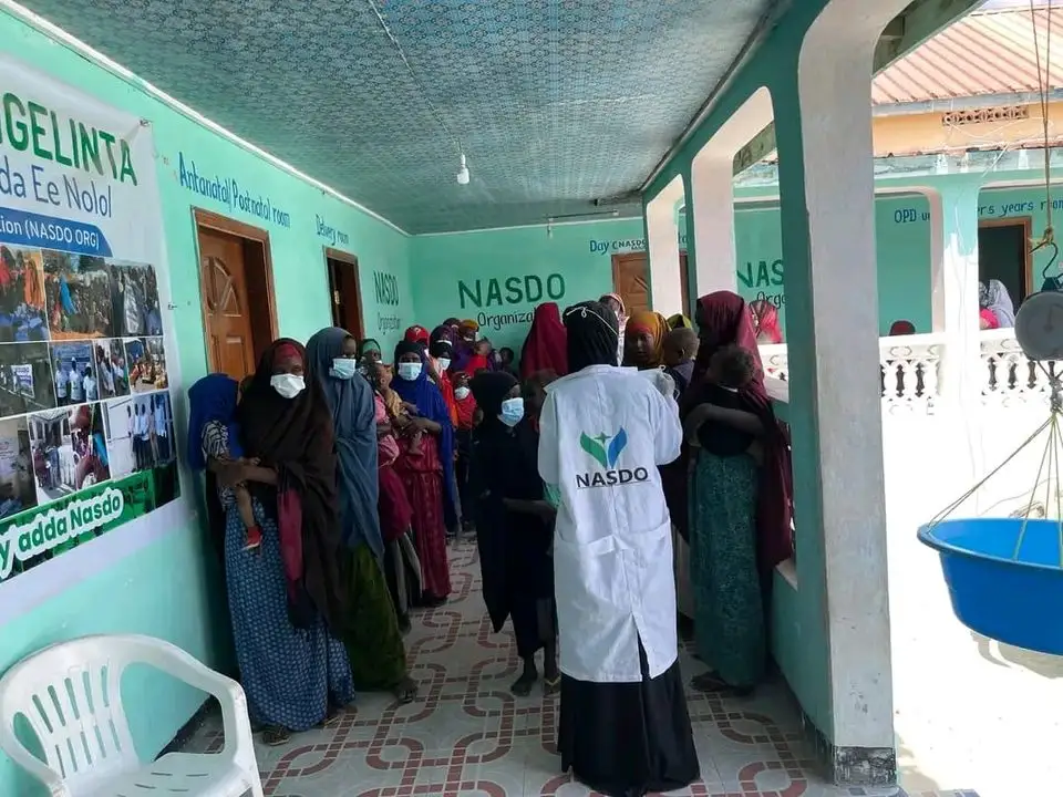 Medical staff lead an IYCF session for mothers