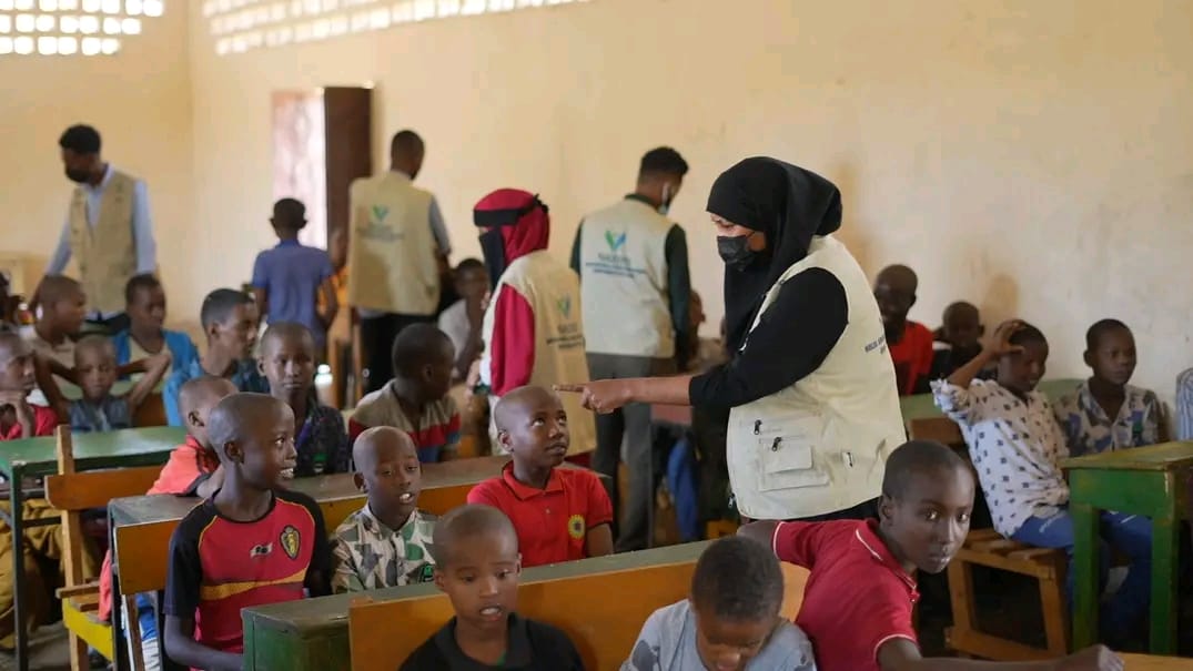 NASDO officials visit an orphanage centre in Mogadishu