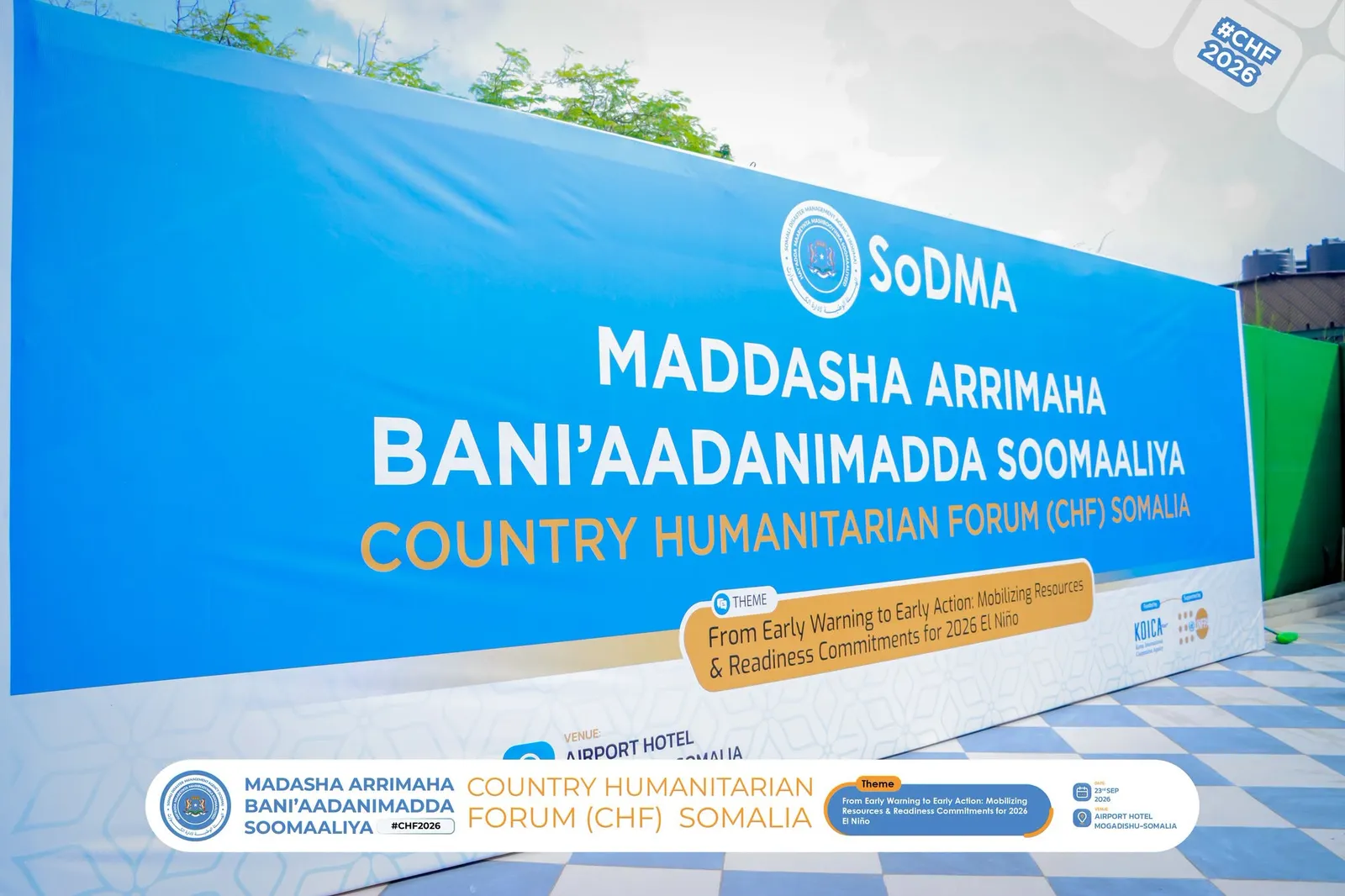 NASDO participated today in the Country Humanitarian Forum (CHF) Somalia 2026, convened by the Somali Disaster Management Agency (SoDMA) in Mogadishu. — media 9