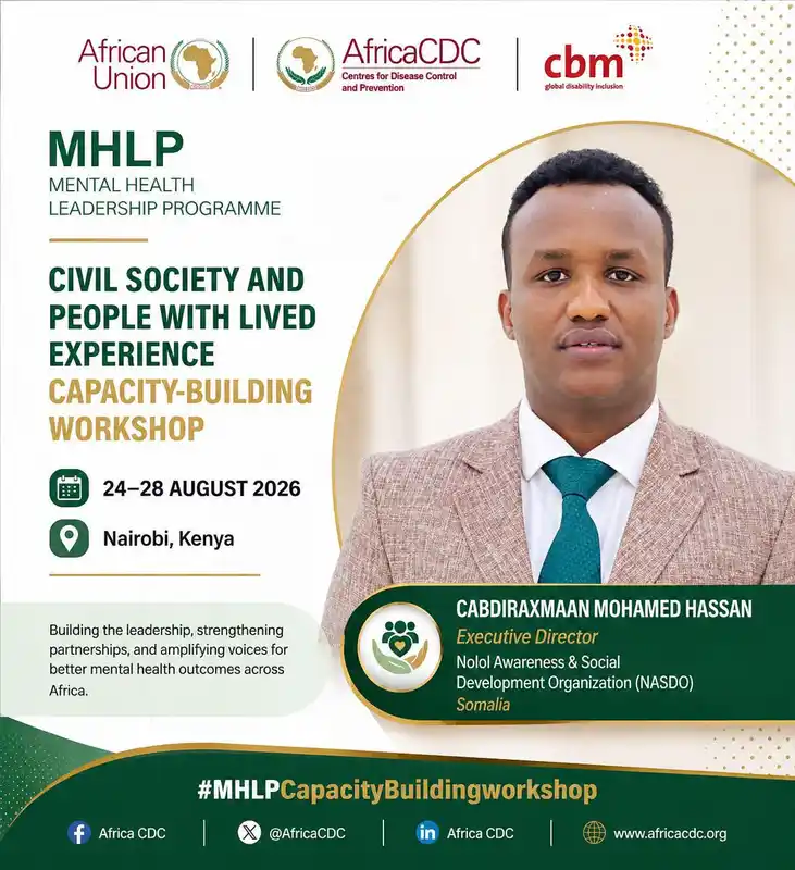 NASDO to Participate in the Africa Mental Health Leadership Programme in Nairobi