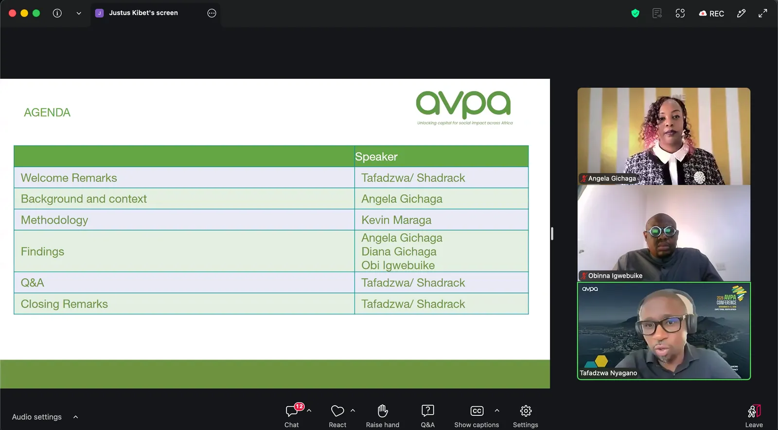 Today, 21 October 2026, NASDO Organization participated in AVPA's webinar, : NGO Transitions to Sustainable, Investment-Ready Social Ventures in Africa. — media 4