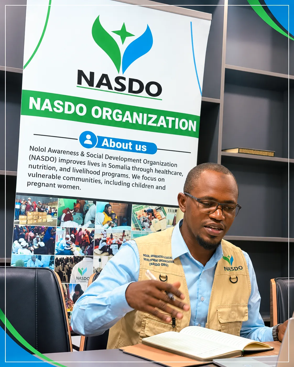 NASDO Organization was ๐๐๐ฅ๐ข๐ ๐ก๐ญ๐๐ to hold a productive and meaningful meeting today with a ๐๐ข๐ ๐ก๐ฅ๐ฒ ๐ซ๐๐ฌ๐ฉ๐๐๐ญ๐๐ ๐ข๐ง๐ญ๐๐ซ๐ง๐๐ญ๐ข๐จ๐ง๐๐ฅ ๐จ๐ซ๐ ๐๐ง๐ข๐ณ๐๐ญ๐ข๐จ๐ง whose longstanding commitment to social development and the well-being of communities is truly commendable. โ media 2