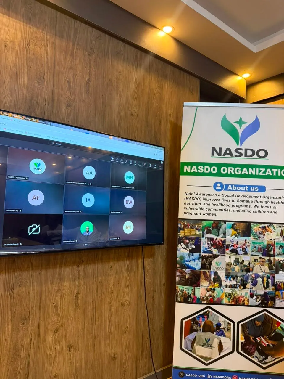 NASDO participated in the Banadir Sub-National Health Cluster meeting, joining the September 2026 Monthly Epidemiological Update and El Niño discussions led by the Banadir Regional Administration’s Directorate of Health & Human Services. — media 4