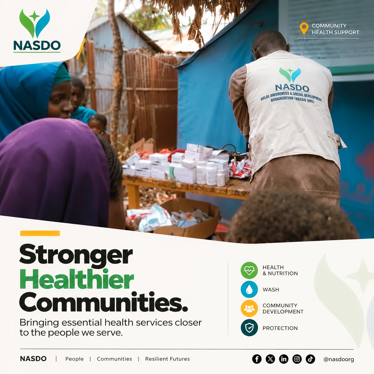 Stronger, healthier communities are built through small acts of care, repeated with purpose.