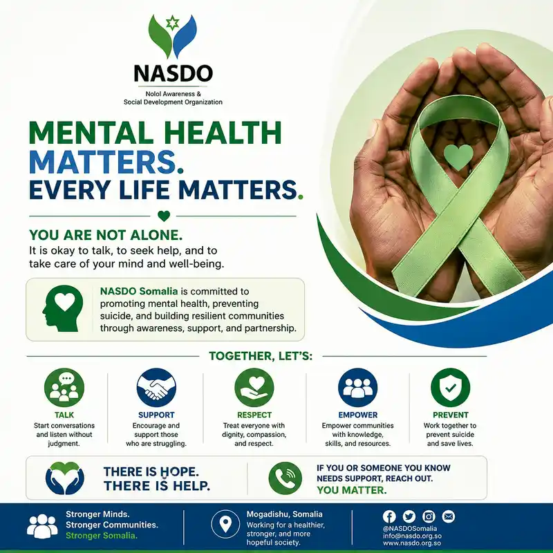 Mental Health Matters. Every Life Matters. 💚