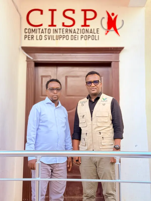 Today in Mogadishu, NASDO met with Mr. Adan Abdi Ali, CISP Country Representative for Somalia, to explore potential cooperation in protection and community inclusion.