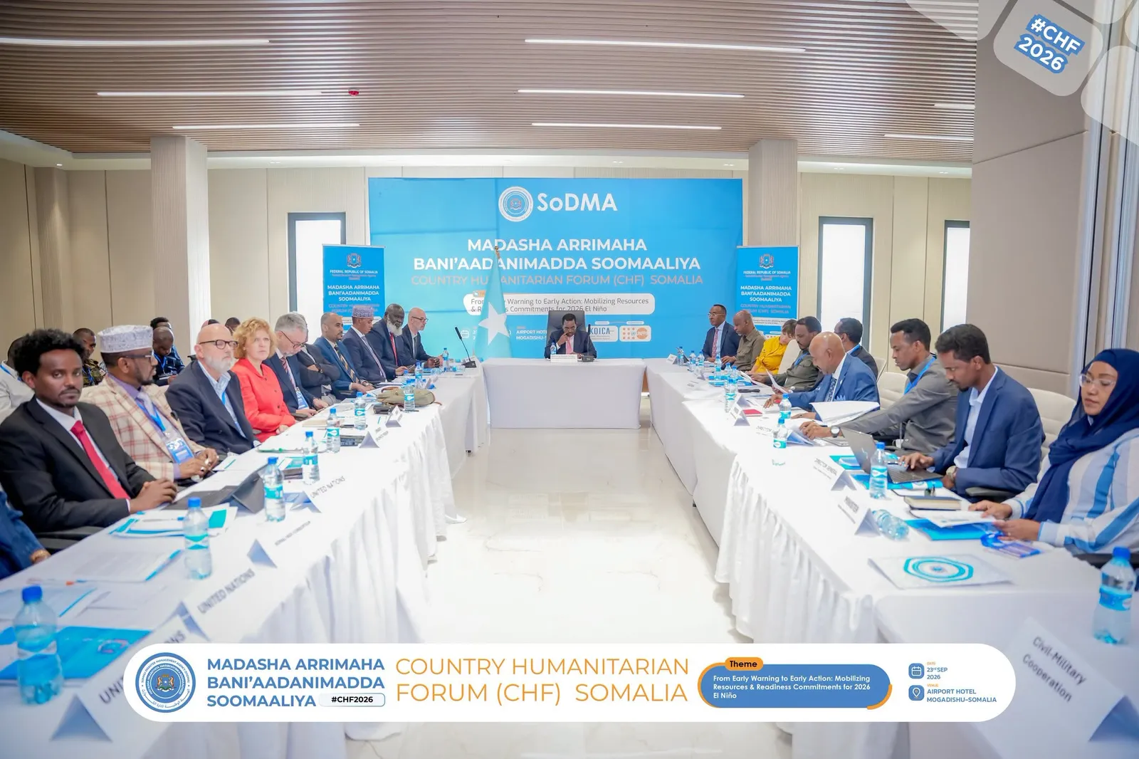 NASDO participated today in the Country Humanitarian Forum (CHF) Somalia 2026, convened by the Somali Disaster Management Agency (SoDMA) in Mogadishu. — media 6