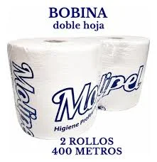 BOBINA LIMPIEZA 20X300 X 2 DOBLE HOJA - MOLIPEL