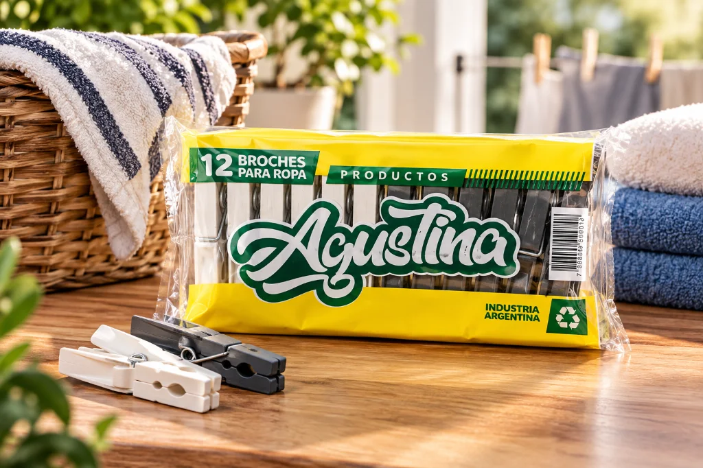 BROCHES DE PLASTICOS AGUSTINA