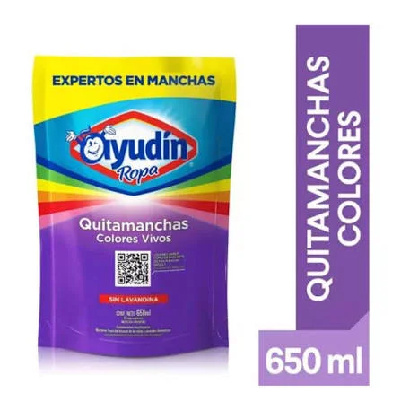 AYUDIN ROPA COLOR X 650 QUITAMANCHA