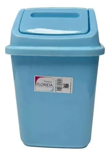 RECIPIENTE CUADRADO 6 LTS TAPA VAIVEN