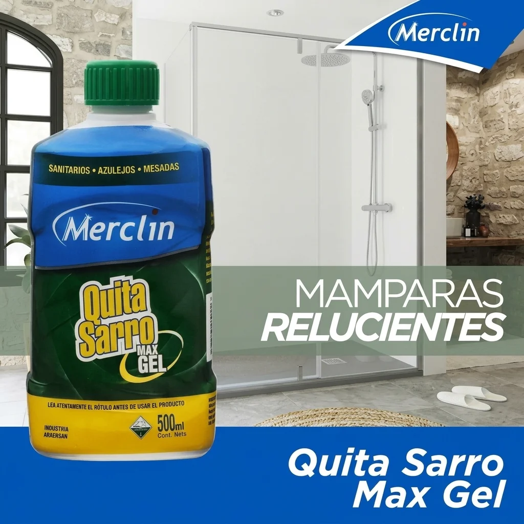 QUITA SARRO GEL X 500CC. MERCLIN