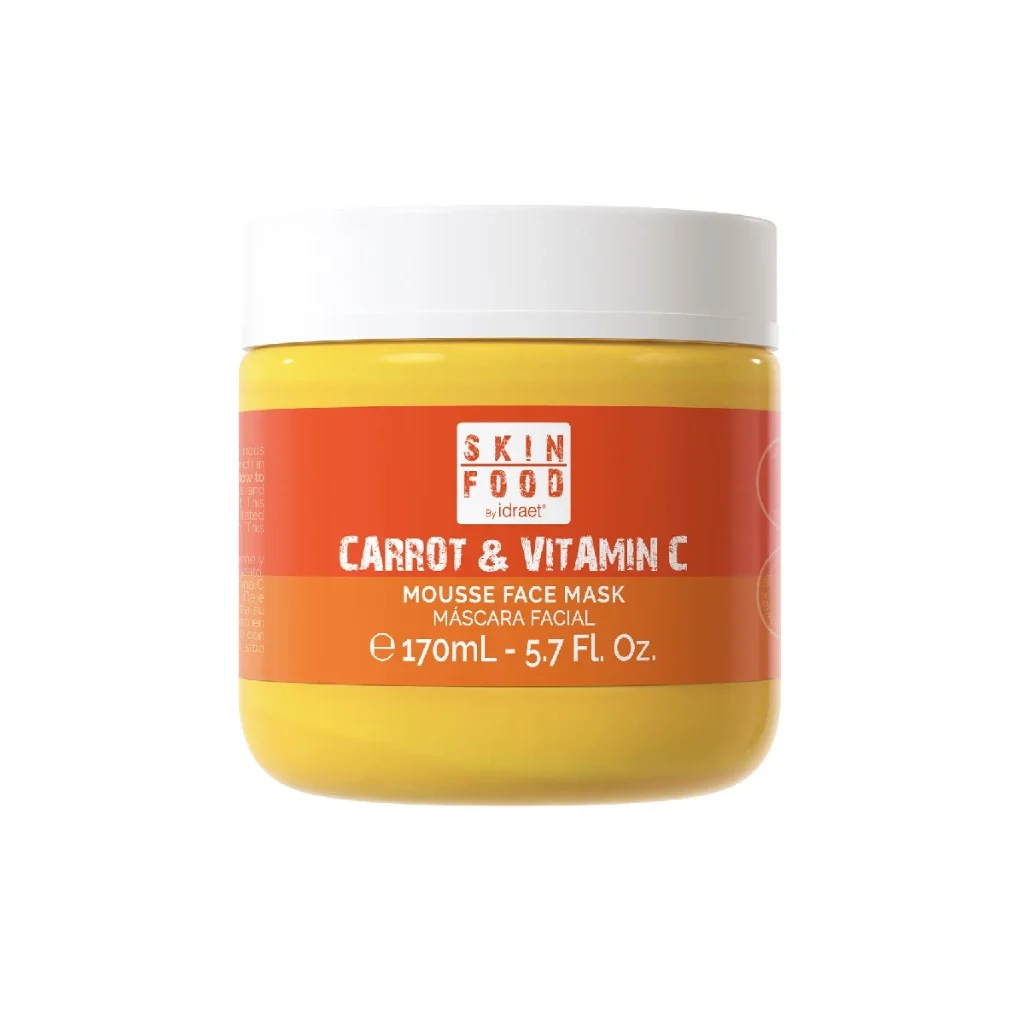 MASCARA FACIAL MOUSSE CARROT Y VIT C 170ML