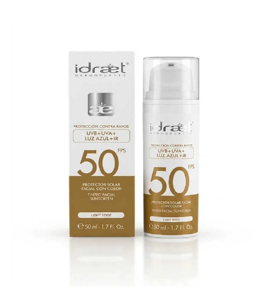 PROTECTOR SOLAR C/COLOR LIGHT BEIGE SPF50 50ML