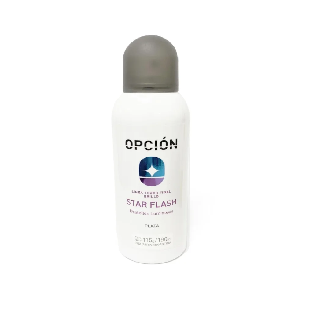 SPRAY STAR FLASH LINEA TOUCH PLATA 190ML