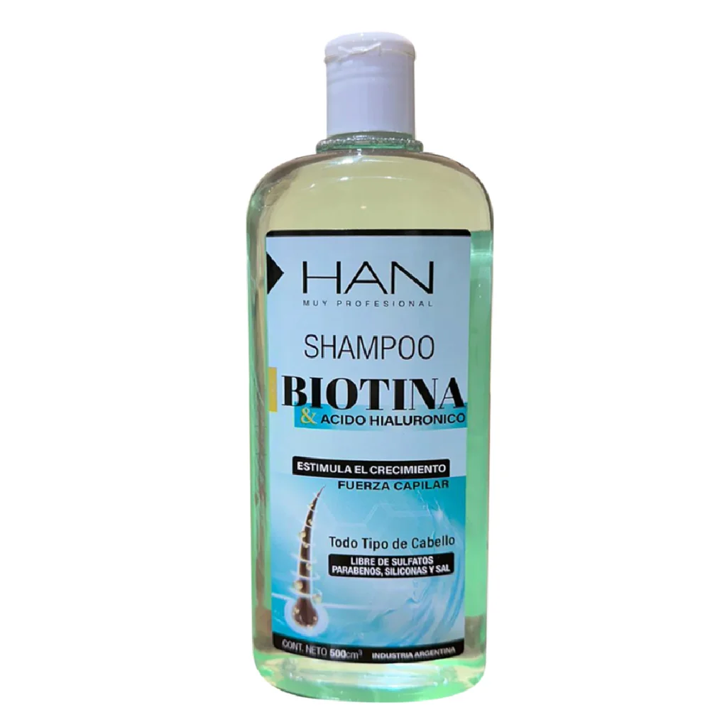 SHAMPOO BIOTINA Y HIALURONICO 500ML