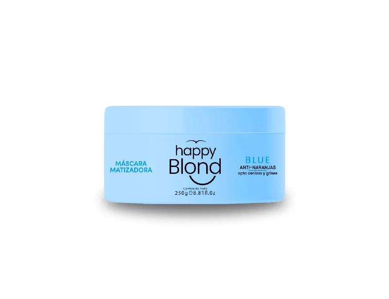 MASCARA MATIZADORA HAPPY BLOND AZUL 250ML