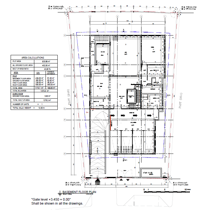 Basement floor plan