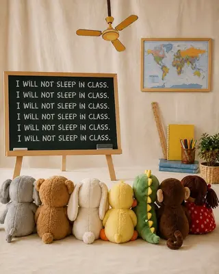 Strict Teacher baby photoshoot theme — Natkhat